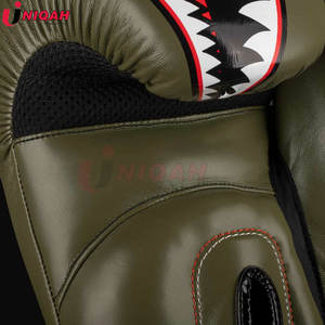 ถุงมือคิกบ็อกซิ่งหนังวัวแท้คุณภาพสูง สายรัดข้อมือปรับได้ กันลื่น ปรับแต่งได้เพื่อความสบายและทนทาน - Product Image 6