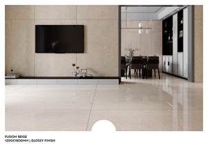 Carreaux de sol muraux en porcelaine brillante 1200x1800 | Carreaux GVT polis grand format 120x180 de qualité supérieure | Qualité d'exportation durable et élégante - Product Image 3