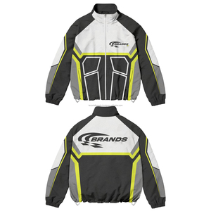 Ensemble de survêtement décontracté hiver 2026 pour homme, veste légère unie avec panneau ventilé au dos et pantalon de jogging ajustable avec fermeture éclair - Product Image 4