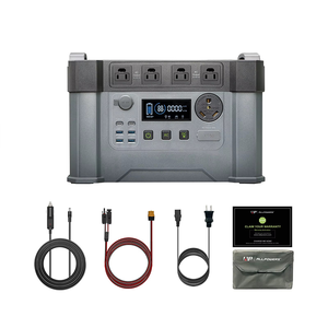 Station d'alimentation portable <span class=keywords><strong>Allpowers</strong></span> S2000 PRO 2000W avec batterie LiFePO4, onduleur à onde sinusoïdale pure, générateur solaire, contrôleur MPPT et prise allume-cigare - Product Image 5