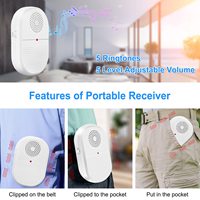 Système d'alerte pour soignants certifié CE Daytech 2025, bouton d'appel infirmier, pager vibrant pour personnes âgées, pager personnel pour patients