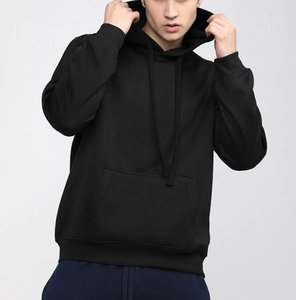 Sweat-shirts pour hommes de qualité supérieure, épais, essentiels, logo personnalisé, molleton lourd, 380 GSM, mélange coton/polyester, coupe classique - Product Image 3