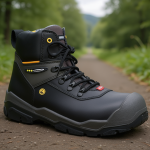 Botas de Seguridad Negras Talla 42 S3 SRC CI HRO HI EN ISO 20345:2011 Zapatos de Seguridad de Alta Visibilidad - Product Image 3