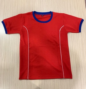 Logo personnalisé T-shirt à manches courtes bonne qualité de gros sport col rond uniforme uni pour garçons et filles à l'école - Product Image 3