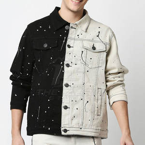 Veste en jean d'hiver confortable et élégante pour hommes, confectionnée avec des coutures fines, parfaite pour un usage décontracté - Product Image 2