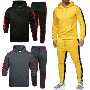 Trajes Deportivos de Dos Piezas para Hombre, Transpirables, Sólidos, Casuales, Personalizados, 100% Algodón, Felpa, 300g, Alta Calidad, Venta al Por Mayor - Product Image 6