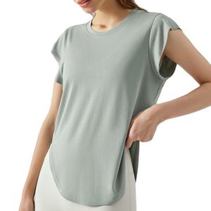 Tops dos nageur sans manches, chemises de course coupe classique, débardeur d'entraînement pour filles, yoga, athlétisme, gym, sport, en spandex écologique - Product Image 2