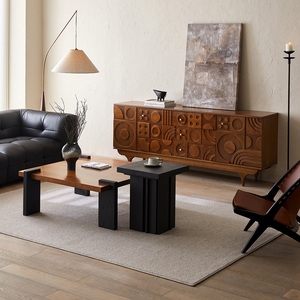 Meubles de maison de luxe modernes et simples en bois de haute qualité, meubles de salon, appartement, hôtel, meubles de télévision multifonctionnels - Product Image 3