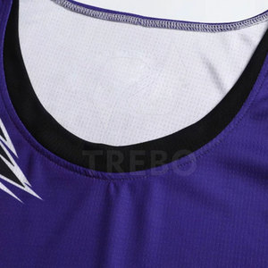 Ensemble de vêtements de basketball sans manches pour hommes, personnalisé, de haute qualité, séchage rapide, respirant, 100% polyester, pour toutes les saisons, sports de plein air - Product Image 3