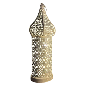 High Quality <b>Brass</b> Vintage Embossed <b>Lantern</b> With Polish Finished For Tabletop Decor Arabic <b>Lantern</b> For Home Decoration - Product Image 4