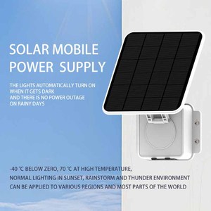 12000mAh pin năng lượng mặt trời sạc Power Adapter cho CCTV Camera, router, chống thấm nước chống cháy UPS cung cấp điện với 5V Loại C Cổng - Product Image 3