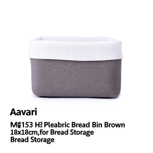 Porta pane tessuto (18x18cm) riscaldabile AVARI Marrone 153 P - Product Image 3