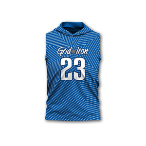 เสื้อฟุตบอลอเมริกัน 7v7 สำหรับผู้ชาย น้ำหนักเบา ดีไซน์ใหม่ ระบายอากาศได้ดี แห้งเร็ว ผ้ายืดสแปนเด็กซ์/โพลีเอสเตอร์ รับสกรีนโลโก้ตามสั่ง - Product Image 5
