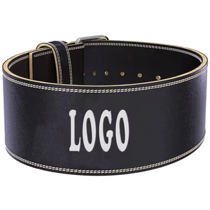 Ceinture en cuir d'acier pour la musculation et l'haltérophilie, entraînements en salle de sport et accessoires d'entraînement avec barre, équipement de fitness - Product Image 4