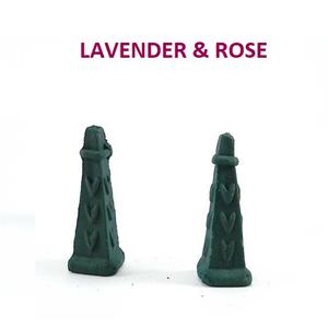 Natural Lavender & Rose Square <b>Backflow</b> <b>Incense</b> <b>Cones</b> Wholesale Supply From Best Brand ( Green ) Home Decor - Product Image 1