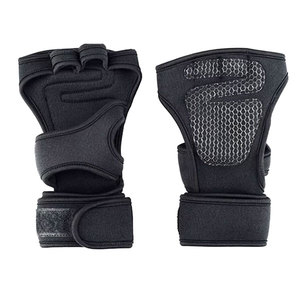 Men's <b>Half</b>-Finger Breathable Lightweight Non-<b>Slip</b> Leather Gloves for Fitness Workout Bicycle Sports Weight Gloves - Product Image 4