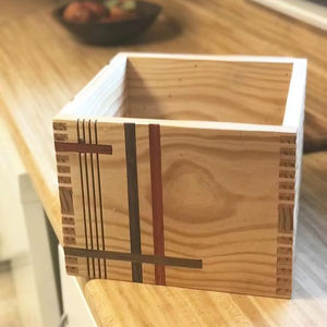 Caja de regalo de madera de diseño moderno de tamaño personalizado y caja de joyería para decoración del hogar para decoración de Navidad - Product Image 1
