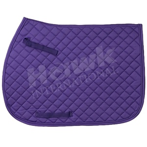 Almohadilla de sillín de doma acolchada púrpura, nuevo diseño, carreras ecuestres en inglés, relleno de lana de algodón para montar a caballo - Product Image 1
