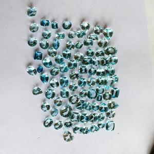 Piedras de alta claridad azul vibrante de Aguamarina Natural de calidad AAA cortadas por expertos para la fabricación de joyas con certificación IGI - Product Image 4