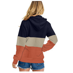 Venta al por mayor 100% algodón mujeres pulóver sudaderas con capucha en blanco pulóver sudadera con anti-pilling transpirable sudaderas con capucha para mujer - Product Image 3