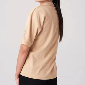 Venta al por mayor Tallas grandes 100% Algodón Camisetas casuales Mujeres Camiseta de manga corta Camiseta de impresión casual para las mujeres - Product Image 3