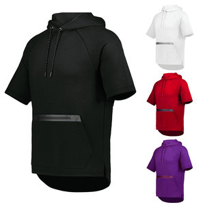 Haute qualité avec légende personnalisée T-shirt à manches courtes Tech Fleece Hoodie Dans la fabrication de taux de vente total au Pakistan - Product Image 4