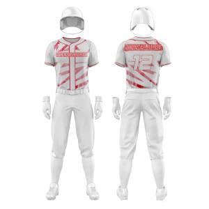 เสื้อเจอร์ซีย์เบสบอลของเด็กชายใส่ได้ทั้งชายและหญิงเสื้อเบสบอลว่างเปล่าระบายอากาศ - Product Image 1