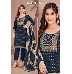 Kurti Elegante con Estampado de Lámina de Rayón, Tela Suave y Ligera, Estilo Moderno, Ideal para Mujeres, por Exportación - Product Image 1