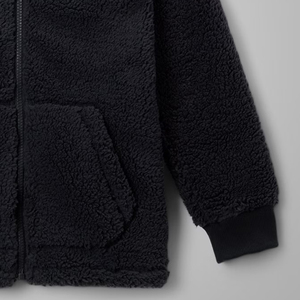 Sudadera para Niños con Cuello Alto y Cierre de Cremallera con Bolsillos, para Compradores al por Mayor, Manga Larga, Material Sherpa para Mayor Comodidad 2026 - Product Image 4