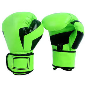 Guantes de Boxeo Profesionales de Cuero y Cuero Sintético de 6oz-14oz, Guantes de Entrenamiento Deportivo para Gimnasio - Product Image 3