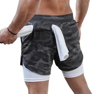 Short multi-poches pour hommes Short de sport décontracté pour la plage Short moulant doublé pour le quotidien - Product Image 6