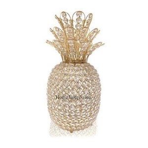 Most Demanding Pear Shape Designer <b>Crystal</b> Beaded <b>Candle</b> Holder Hot Selling Wedding Decoration And Table Centerpiece From India - Product Image 2