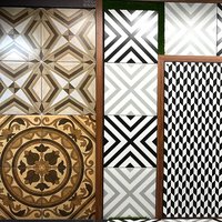 Baldosas de Cerámica Premium de 60x60 cm con Aspecto de Madera, Baldosas de Porcelana con Aspecto de Alfombra, Baldosas de Cerámica Esmaltada de 600x600 mm para Piso