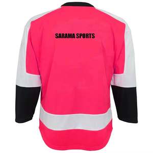 Venta al por mayor personalizado equipo deporte desgaste de alta calidad último diseño de hockey sobre hielo Jersey barato hockey sobre hielo Jersey - Product Image 2