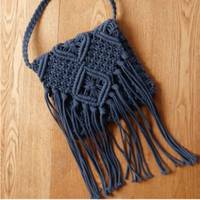 Bolso Tote Bohemio de Gran Capacidad para Mujer, Tejido a Crochet, Ecológico, con Borlas de Hilo de Poliéster, Alta Calidad, Venta al Por Mayor