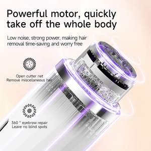 เครื่องโกนขนบิกินี่สำหรับผู้หญิงแบบชาร์จได้ ไม่เจ็บ ไม่ระคายเคือง กันน้ำ IPX7 ใบมีดเดี่ยว สำหรับโกนขนใต้วงแขน ขา แขน ใบหน้า - Product Image 2