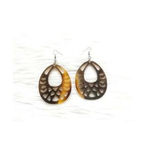 Handmade Horn <b>Earrings</b> Affordable Natural Buffalo Horn Premium Quality Fashion Jewellery for Women <b>Earrings</b> Natural Daily Use - Product Image 1