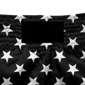 Shorts de Muay Thai unisexe légers, vente chaude, respirants, 120g polyester extensible, vêtements de sport amples, fabriqués au Pakistan - Product Image 3