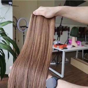 Cabello virgen alineado con cutícula Genius Weft Cabello crudo sin procesar Extensiones de cabello liso natural - Product Image 4