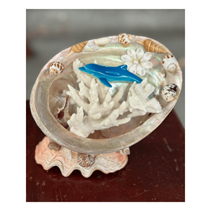 Décoration de coquillages, thème côtier de luxe, matériau : coquillages marins sélectionnés ; utilisation : décoration intérieure ; origine : artisanat vietnamien - Product Image 3