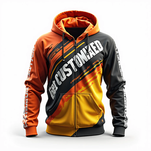 Sudaderas con Capucha de Forro Polar Sublimado Extra Grandes para Hombre, Informales, Duraderas, para Invierno, Mezcla de Algodón, Transpirables, Personalizables, Ropa Urbana Básica - Product Image 4