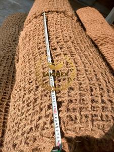 Coir net for slope to prevent landslide coir yarn 2*<b>25m</b> or customized size very high quality from Vietnam - Product Image 5