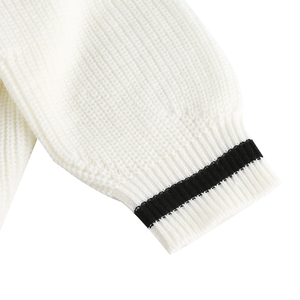 Pull de cricket en tricot Cabel à manches longues décontracté respirant de qualité supérieure Pull de cricket en tricot Cabel personnalisé pour hommes - Product Image 4