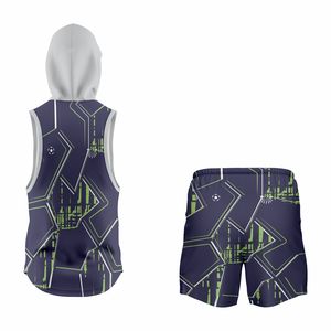 Uniformes de fútbol 7V7 personalizados de alta calidad, uniforme sublimado de fútbol, uniforme de compresión 7V7, equipo de ropa deportiva - Product Image 2