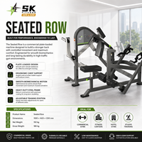 SK Commercial Appareil de musculation assis à charge libre pour le dos, en acier Q235 de 3,0 mm, Fabricant chinois, Vente OEM ODM, Fournisseur de premier plan