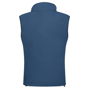 Chaleco Softshell con cremallera Indemand, chaleco cortavientos ligero para hombres, chaleco transpirable personalizable para exteriores con logotipo personalizado - Product Image 3