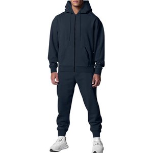 Mens Track <b>Suits</b> Fleece Lined Sweatsuit 2 Piece Sets Casual Full Zip Hoodies Jackets and Jogging <b>Pants</b> with Pockets Fall - Product Image 5