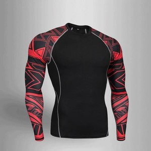 Vêtements d'entraînement GAF, rash guard slim fit pour homme, vêtements pour homme, meilleure vente de rash guard de haute qualité à vendre - Product Image 5