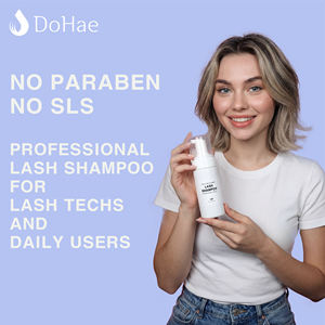 Limpiador Químico Líquido en Espuma Coreano Profesional para el Cuidado de Pestañas y Cejas, Aclarante, Nutritivo, Suave para el Área de los Ojos Sensible, Cruelty-Free - Product Image 4