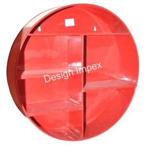 Estante naranja y montaje en pared Almirah único para uso de almacenamiento de oficina Venta caliente forma de gabinete de forma redonda en buenas ofertas - Product Image 6